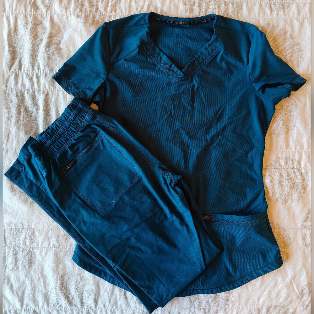 Teal Scrub Set